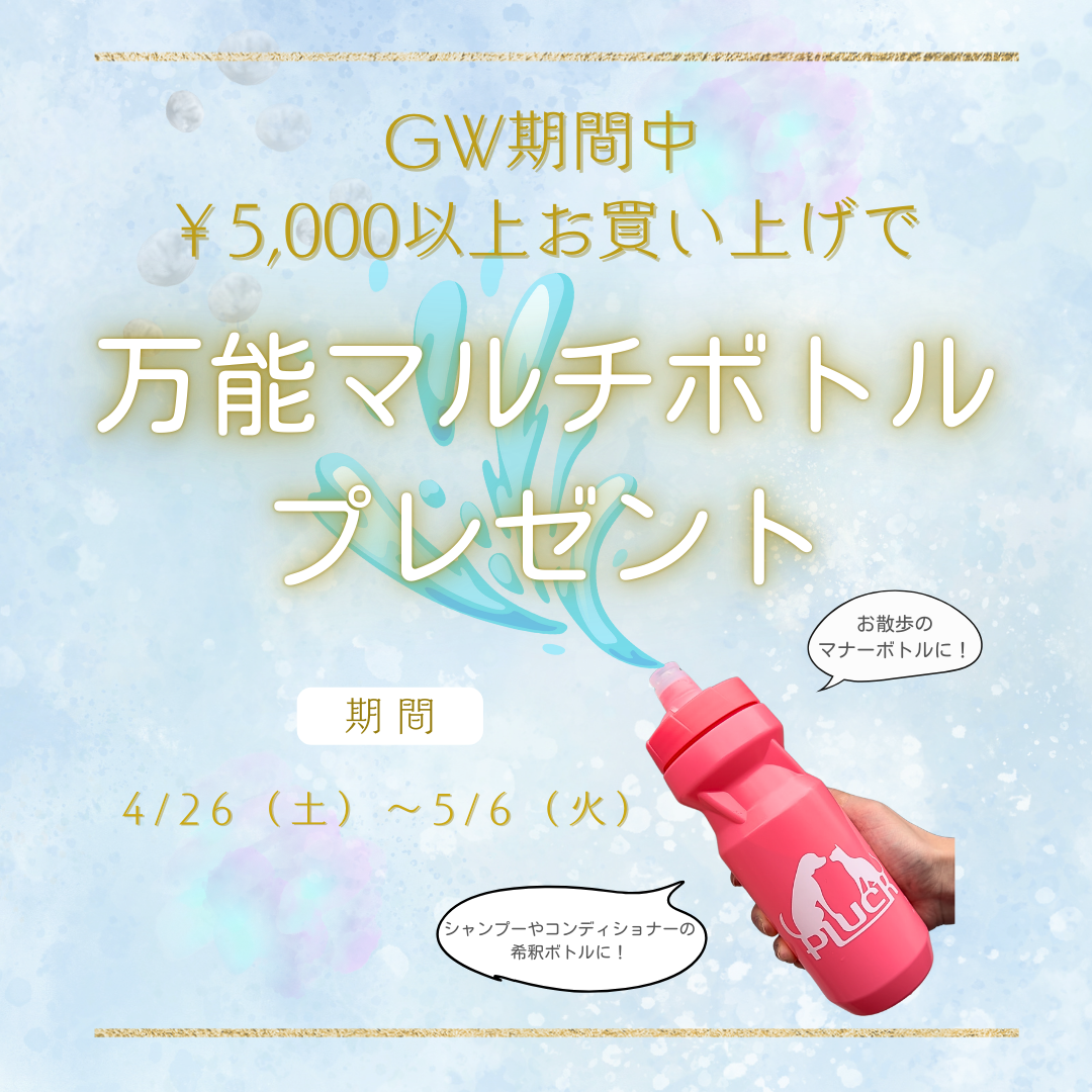 マルチシェイカーボトルプレゼント🎁