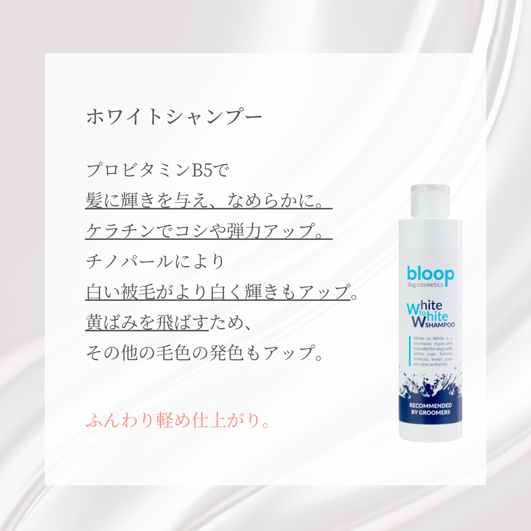 ホワイトシャンプー